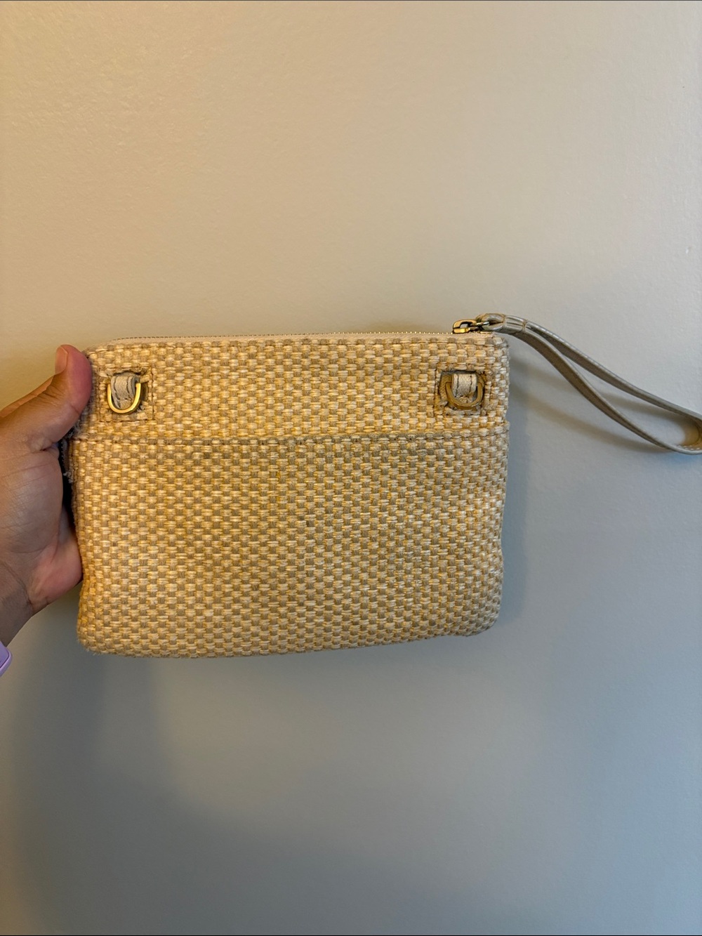 HAMMIT NASH SML RICCO RAFFIA CLUTCH - Picture 5 of 8